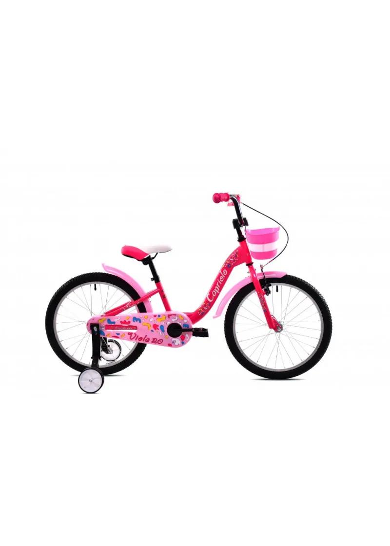 Bicikl dečiji Capriolo VIOLA 20  pink-belo 