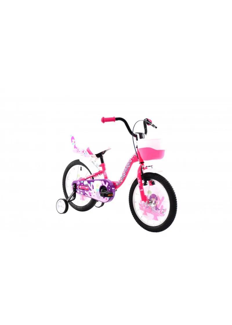 Bicikl dečiji FANTASY 16 pink ljubičast 