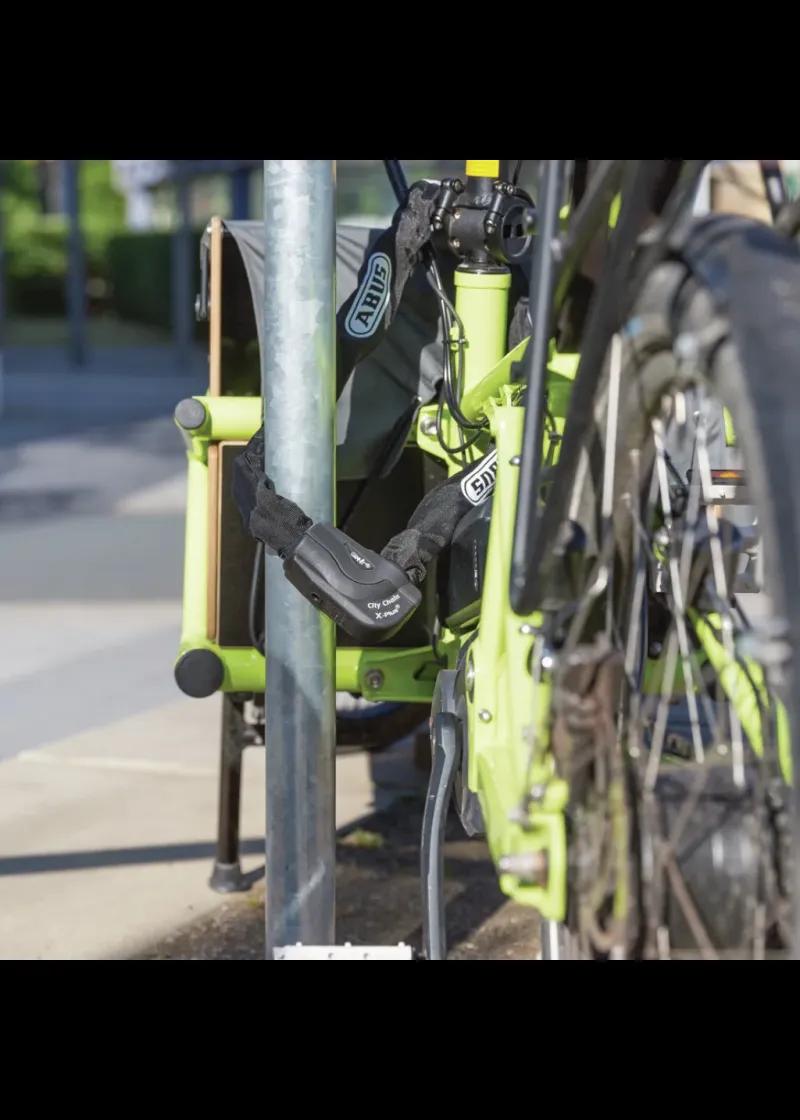 Abus brava Granit CityChain Xplus 1060/110 KA –black OneKey 