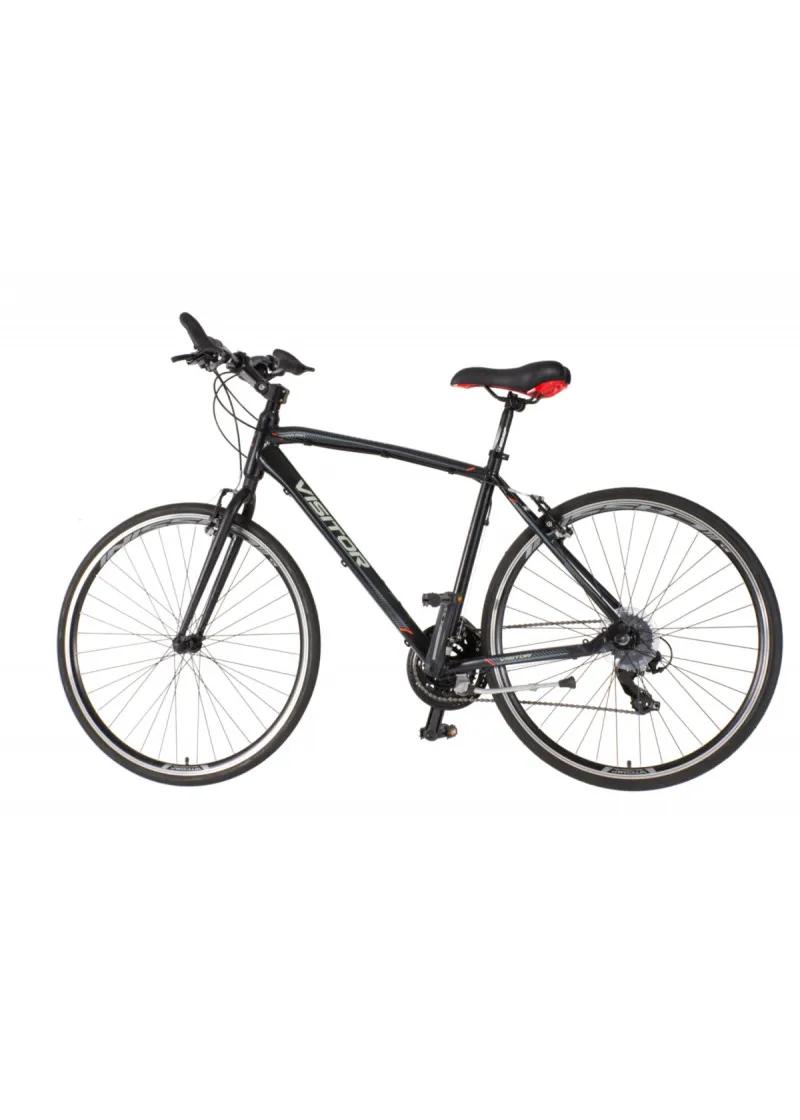 Bicikl Visitor Terra man 28 crno sivi 