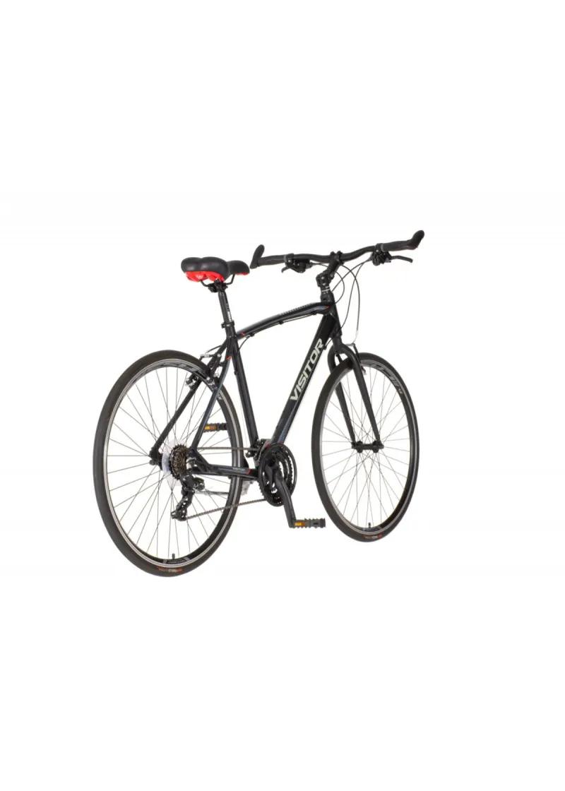 Bicikl Visitor Terra man 28 crno sivi 