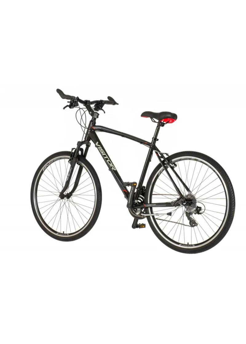 Bicikl Visitor Terra man 28 crno sivi 