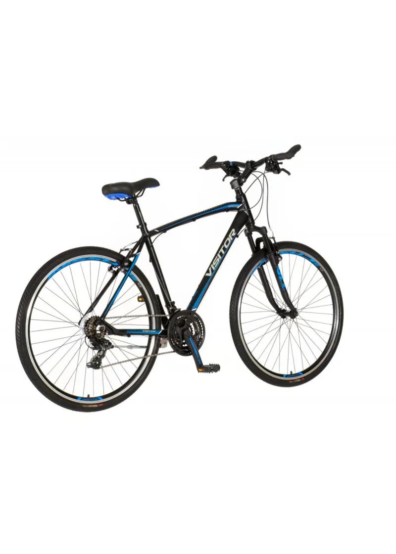 Bicikl Visitor Terra man 28 crno plavi 