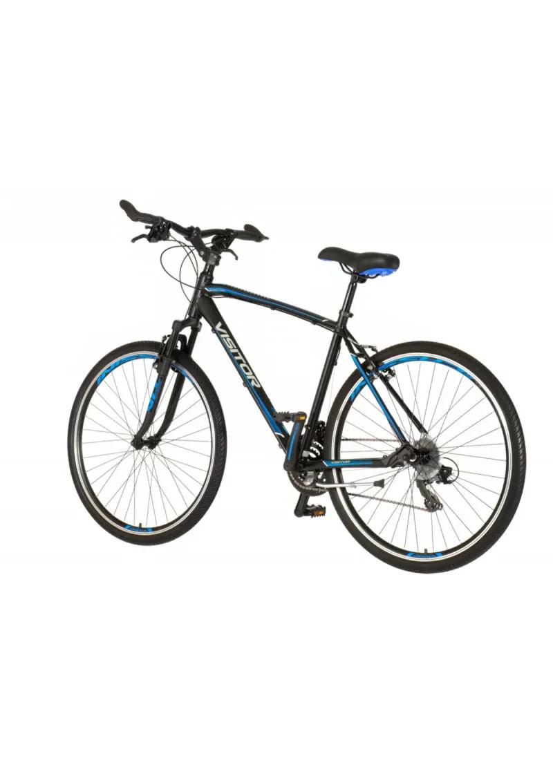 Bicikl Visitor Terra man 28 crno plavi 