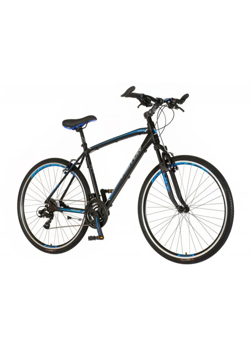 Bicikl Visitor Terra man 28 crno plavi 