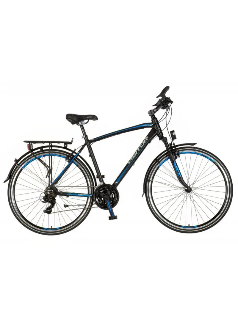 Bicikl Visitor Terra man 28 crno plavi 