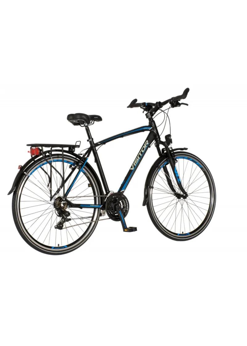 Bicikl Visitor Terra man 28 crno plavi 