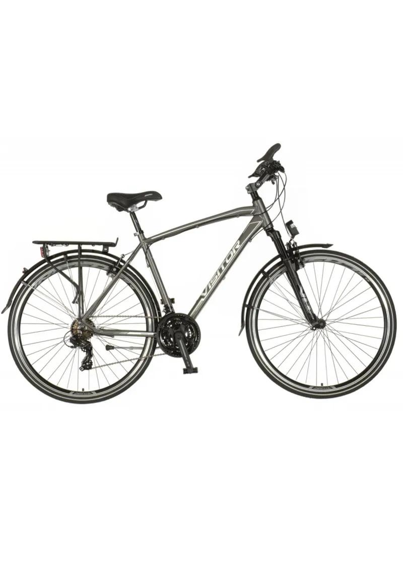 Bicikl Visitor Terra man 28 sivo crni 