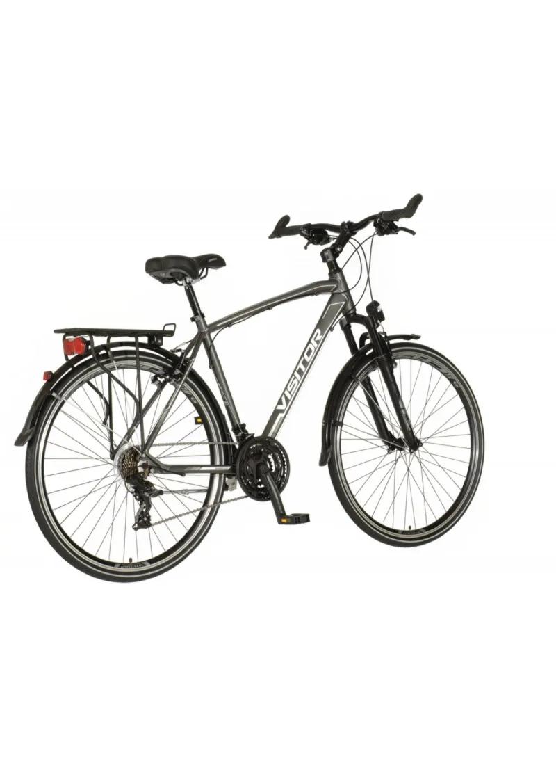 Bicikl Visitor Terra man 28 sivo crni 