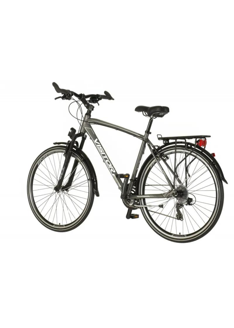 Bicikl Visitor Terra man 28 sivo crni 