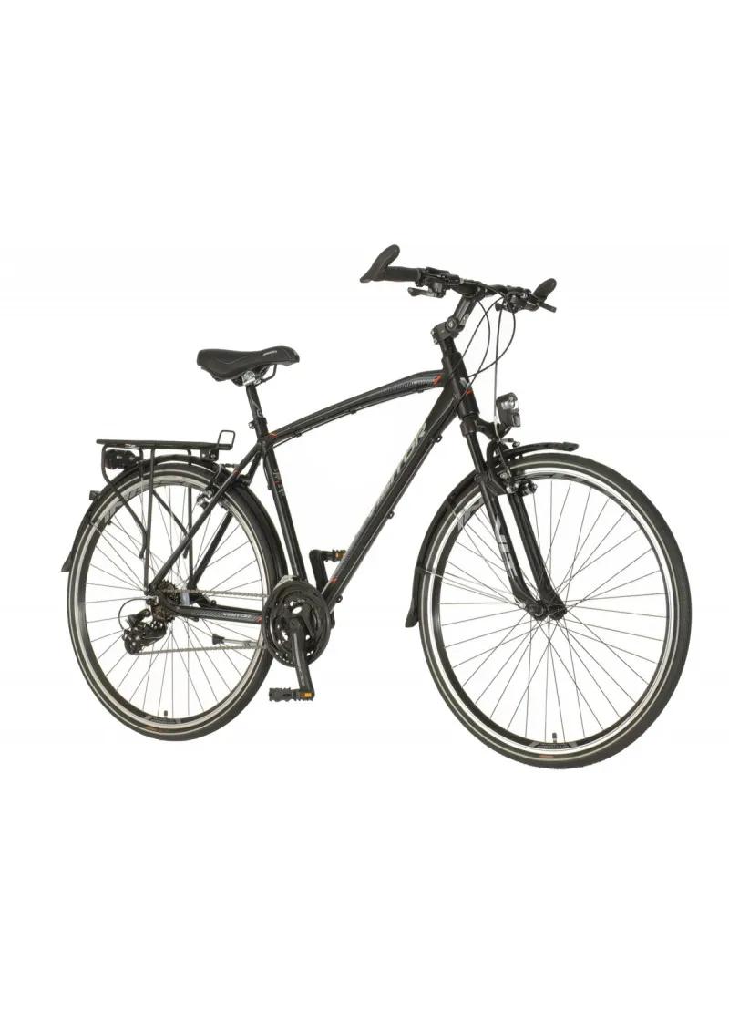 Bicikl Visitor Terra man 28 crno sivi 