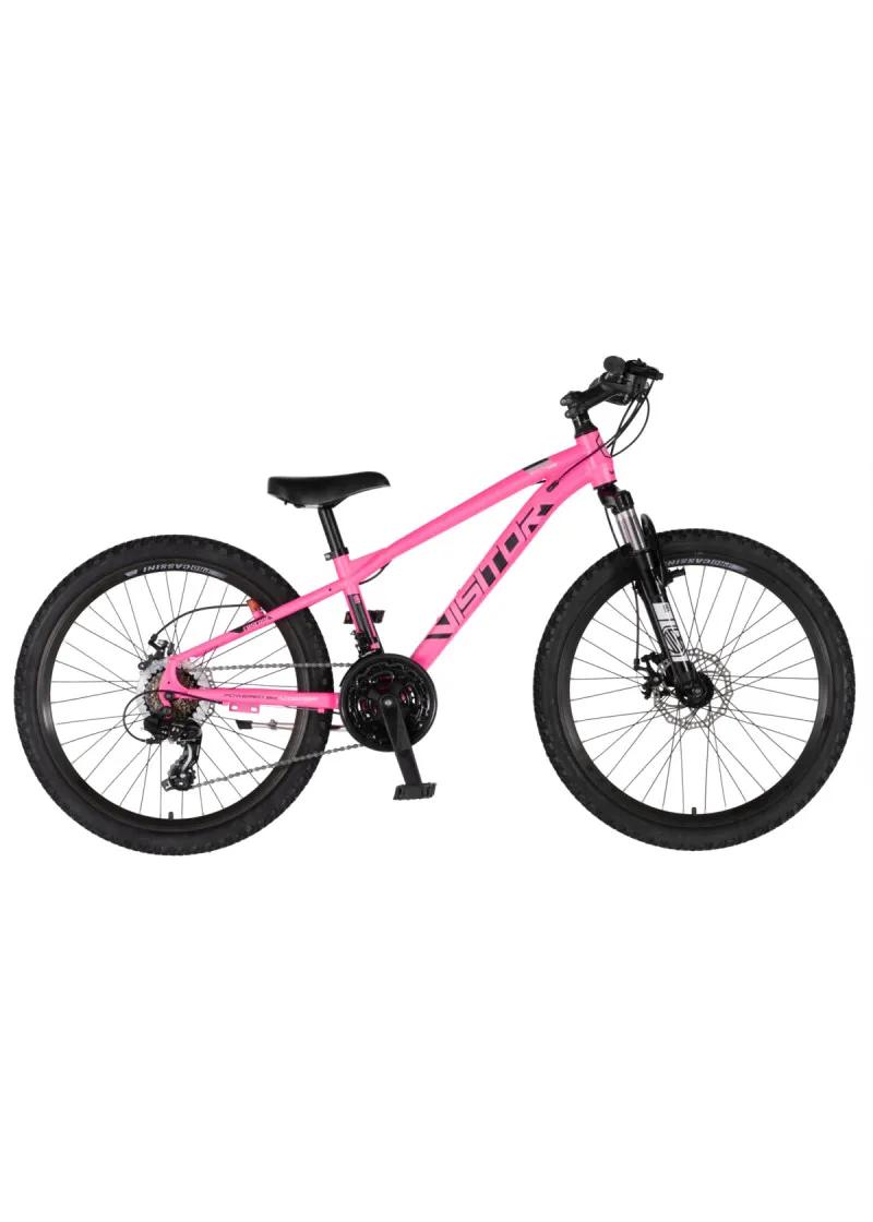 Bicikl Visitor Cascade 24 roze crni 