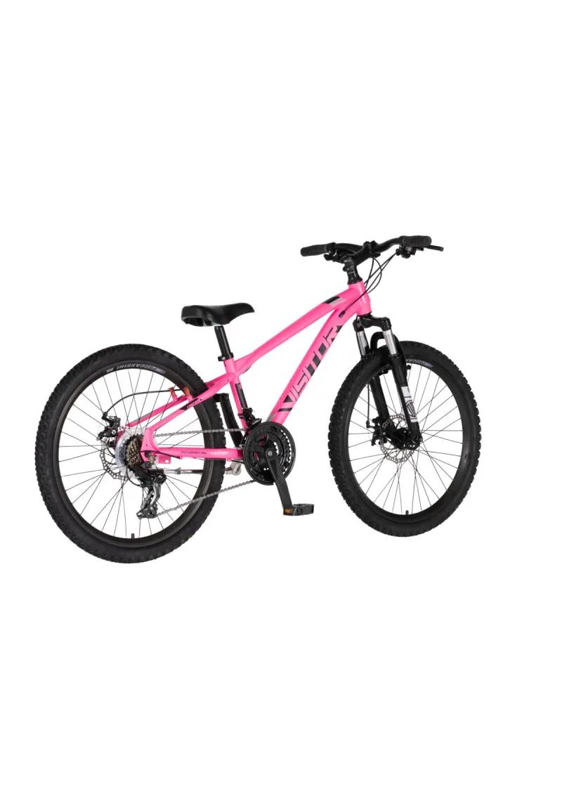 Bicikl Visitor Cascade 24 roze crni 