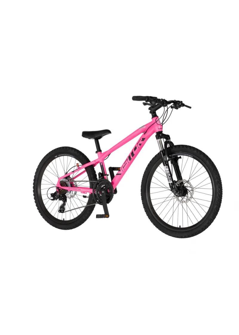 Bicikl Visitor Cascade 24 roze crni 