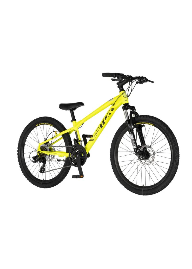 Bicikl Visitor Cascade 24 neon žuto crni 