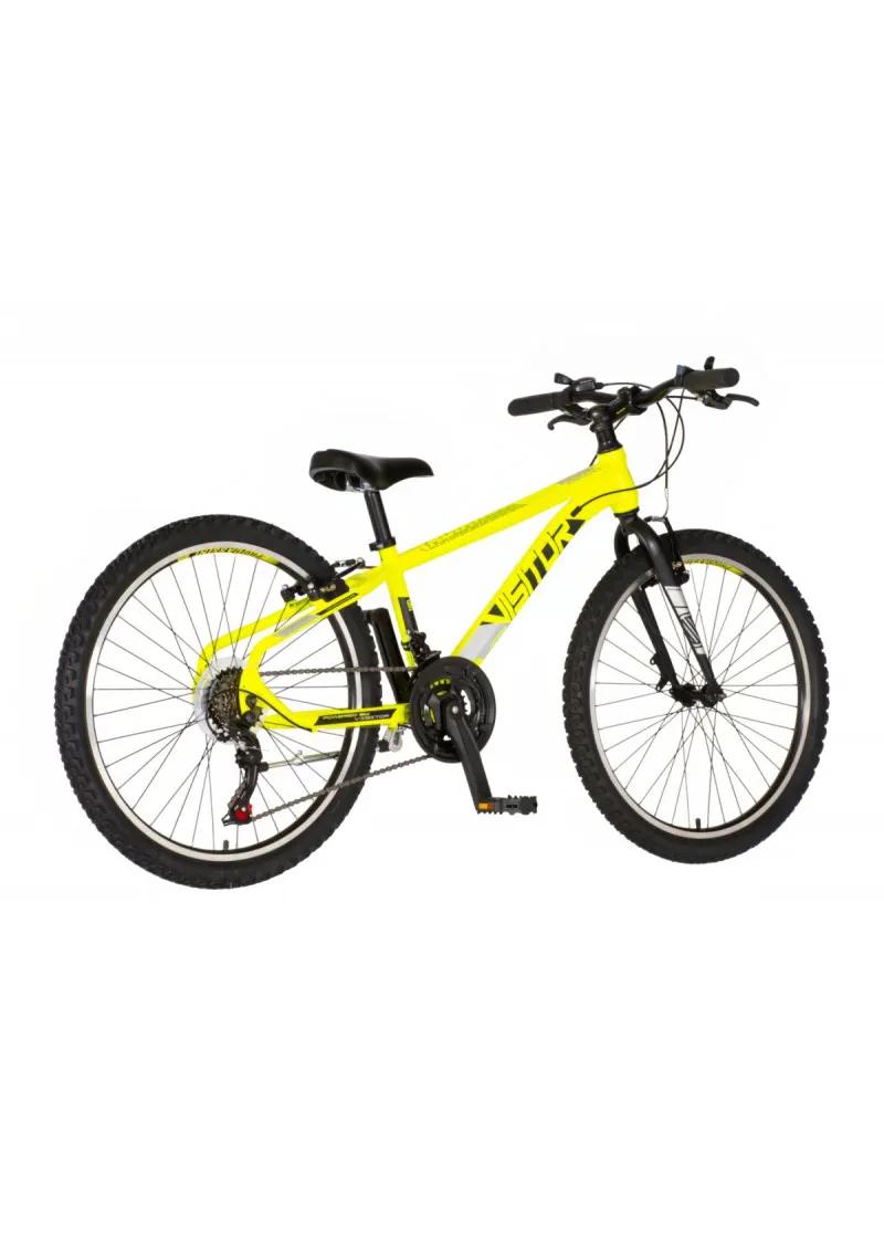 Bicikl Visitor Radiance 24 neon žuto crni 