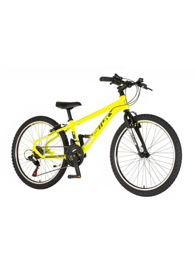 Bicikl Visitor Radiance 24 neon žuto crni 