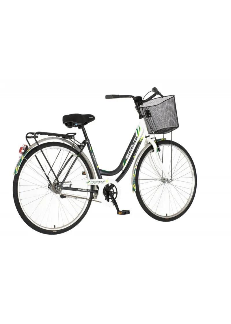 Bicikl Visitor Lowland 28 sivo beli 