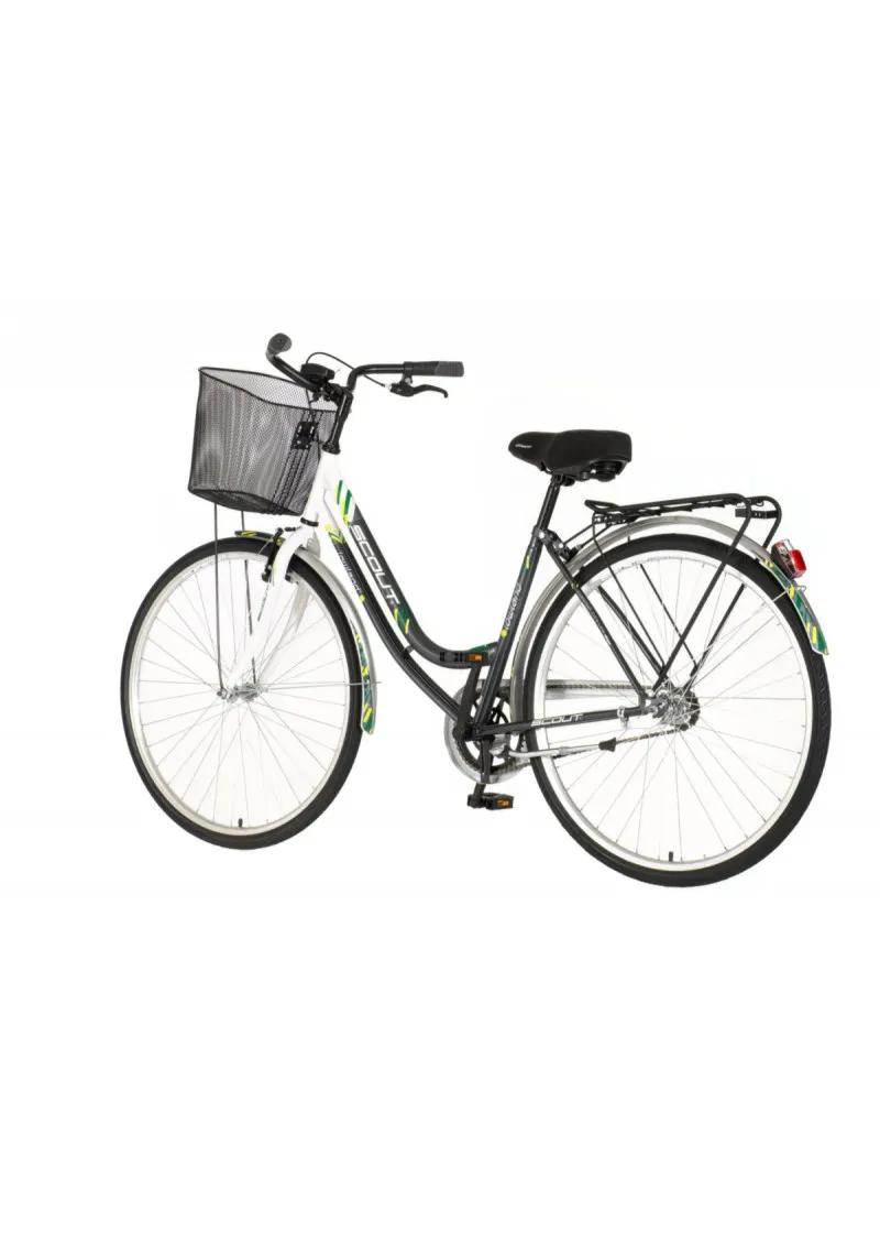 Bicikl Visitor Lowland 28 sivo beli 