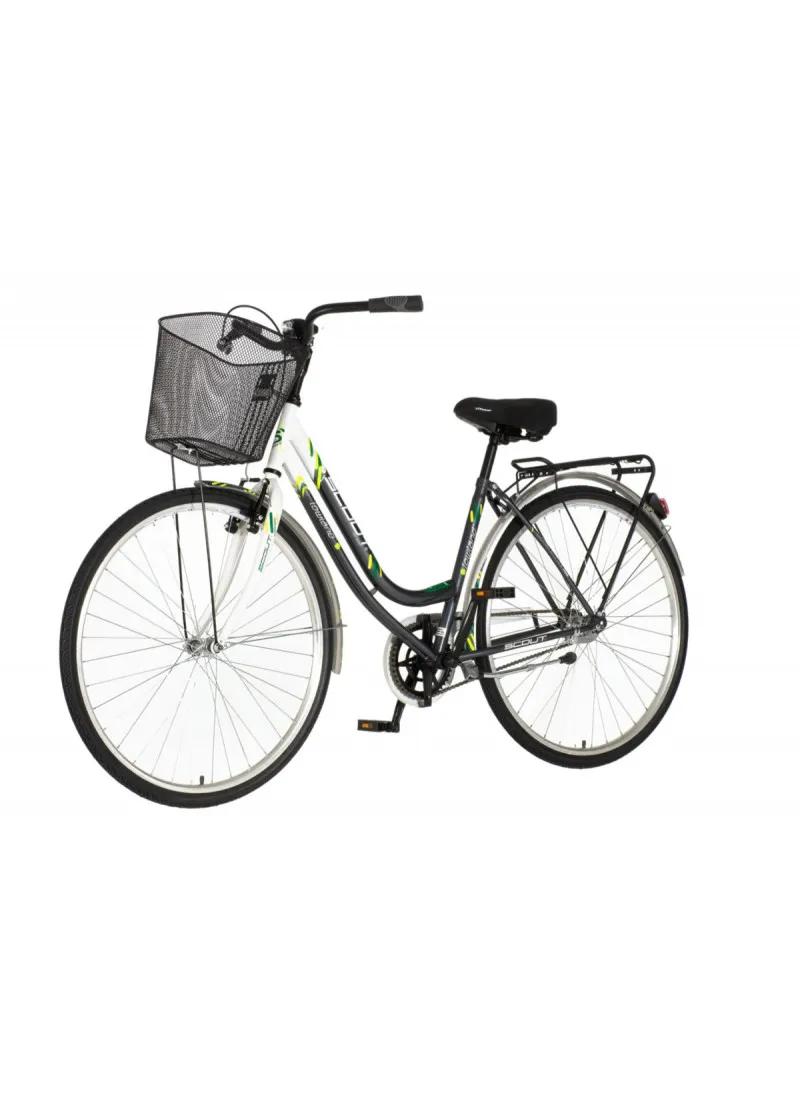 Bicikl Visitor Lowland 28 sivo beli 