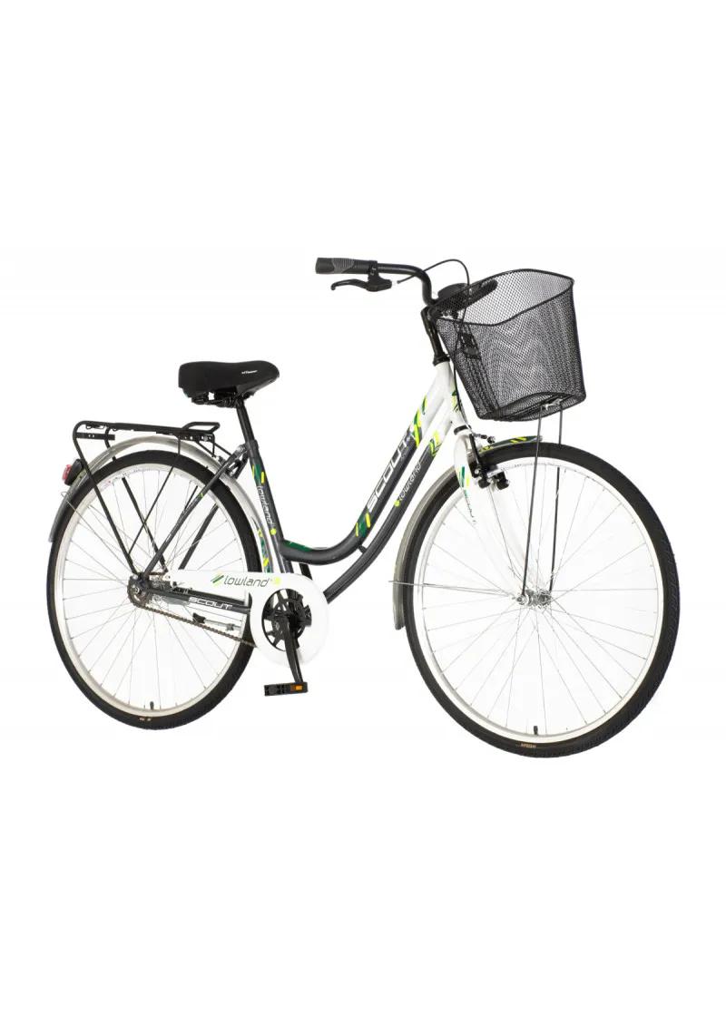 Bicikl Visitor Lowland 28 sivo beli 