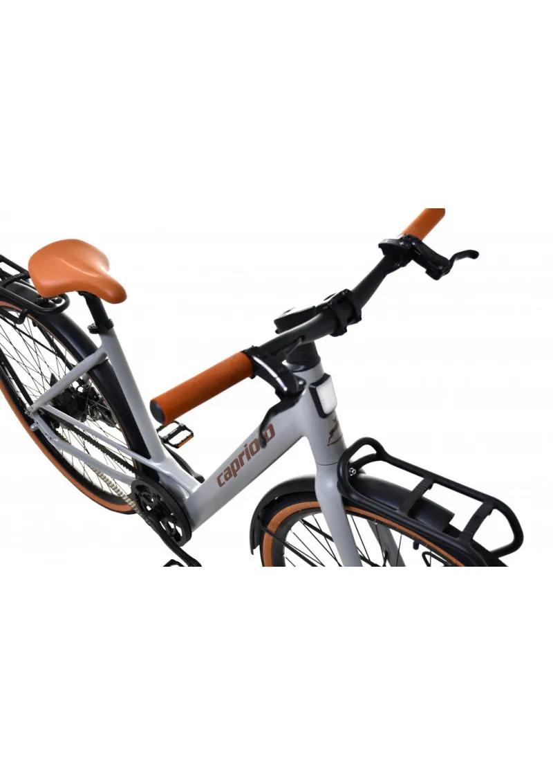 Bicikl E-Bike Belt Drive sivo-bež 