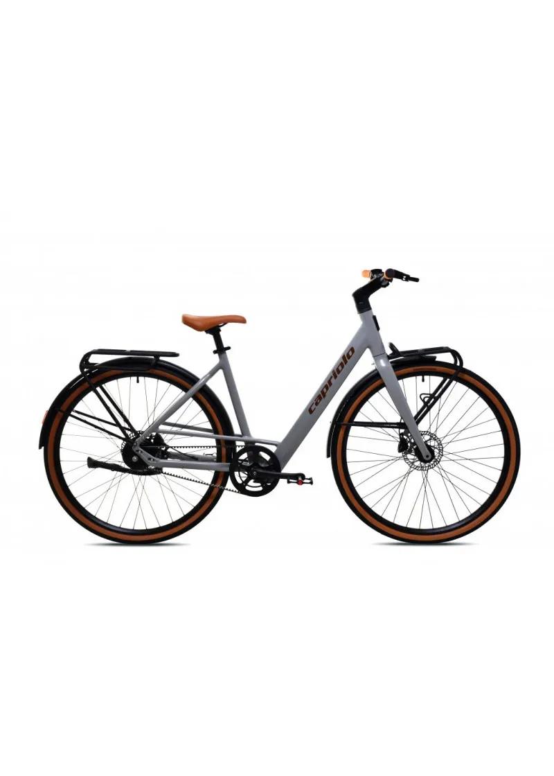 Bicikl E-Bike Belt Drive sivo-bež 