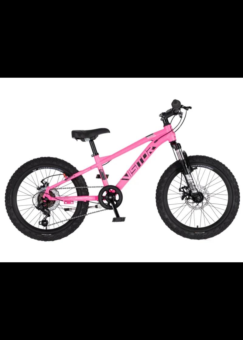 Bicikl dečiji 20 VISITOR CASCADE 20 AMORTIZER CELIK 11 ROZA 