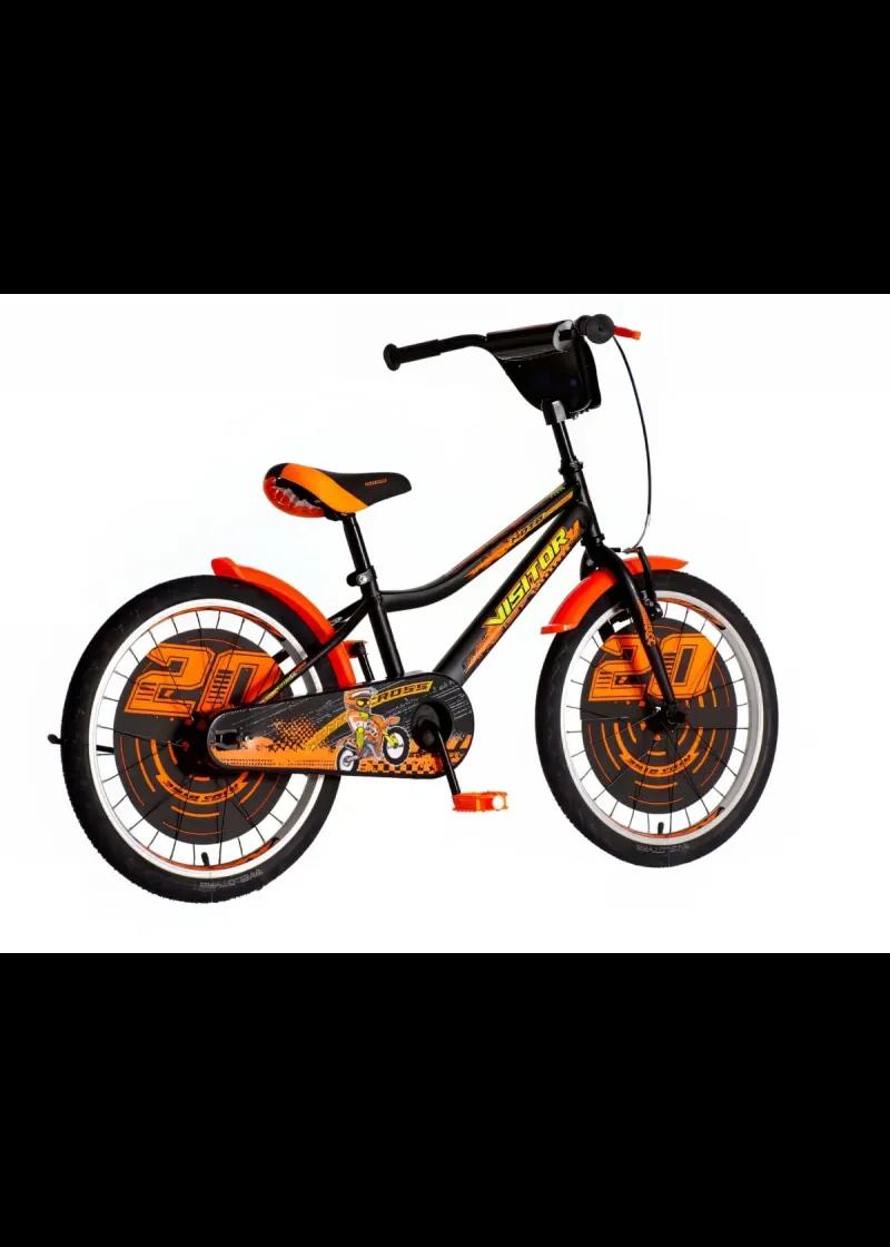 Bicikl dečiji VISITOR MOTOCROSS 20 TV CELIK 10 CRNA 