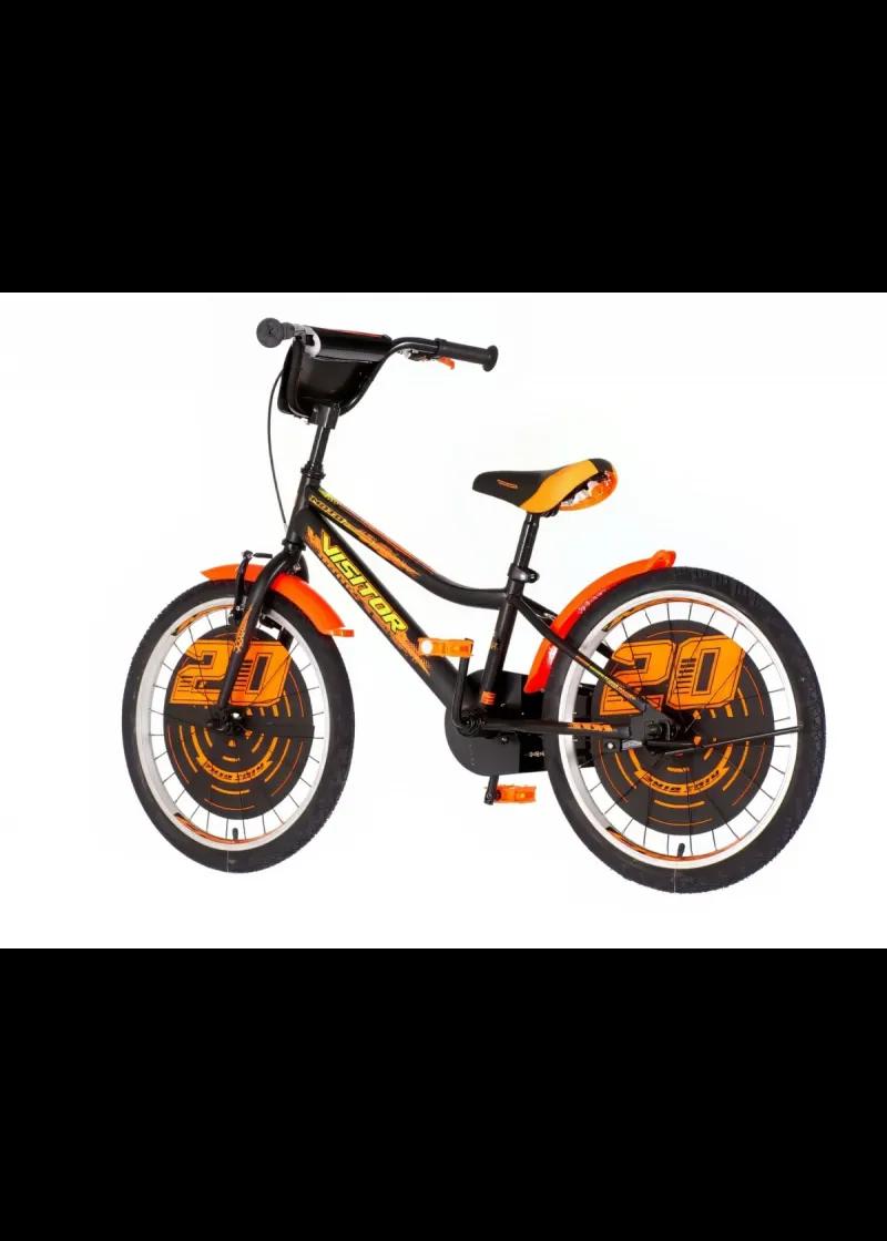 Bicikl dečiji VISITOR MOTOCROSS 20 TV CELIK 10 CRNA 