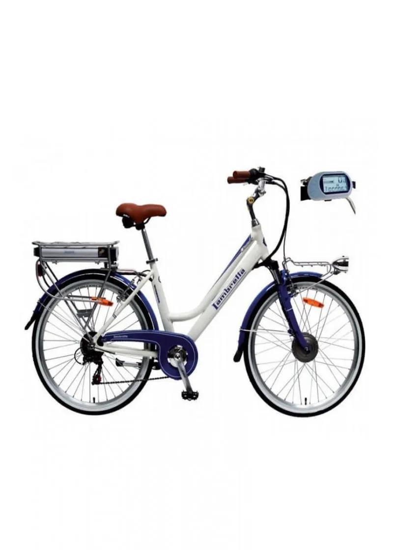 Bicikl e-bike Capriolo Elegance Lady belo-plavi 
