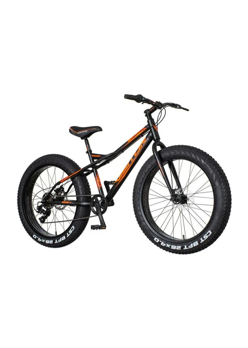 Bicikl Fat bike Visitor crno narandžasti 26 16 