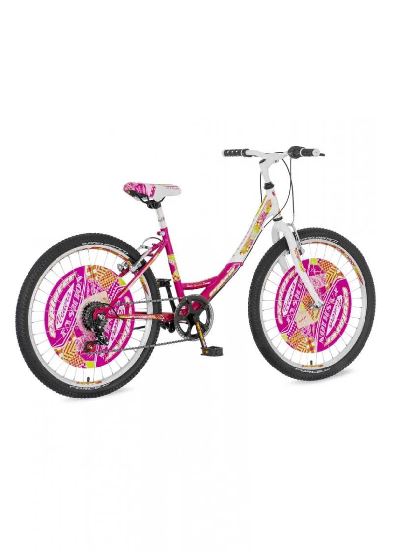 Bicikl dečiji Explorer Fashion rozo-beli 
